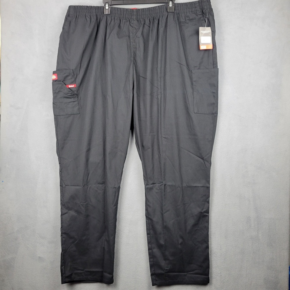 Wrangler Signature All Terrain Cargo Pants Mens 36x32 Black Stretch Straight Leg
